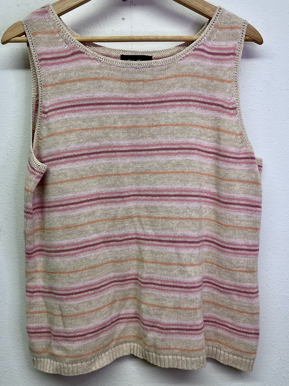 Vintage Eddie Bauer | Knitted Linen Tank Size XL
